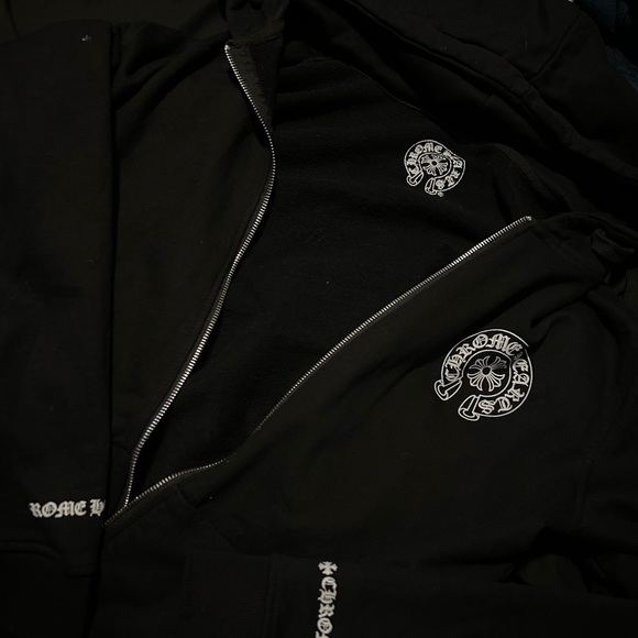 Chrome hearts Zip up Size M!🖤🖤